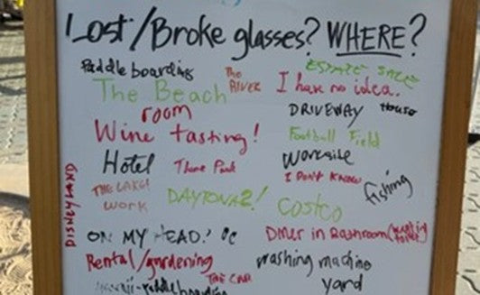 Auntie Ojos Wants To Know: Lost/Broke Glasses? WHERE?